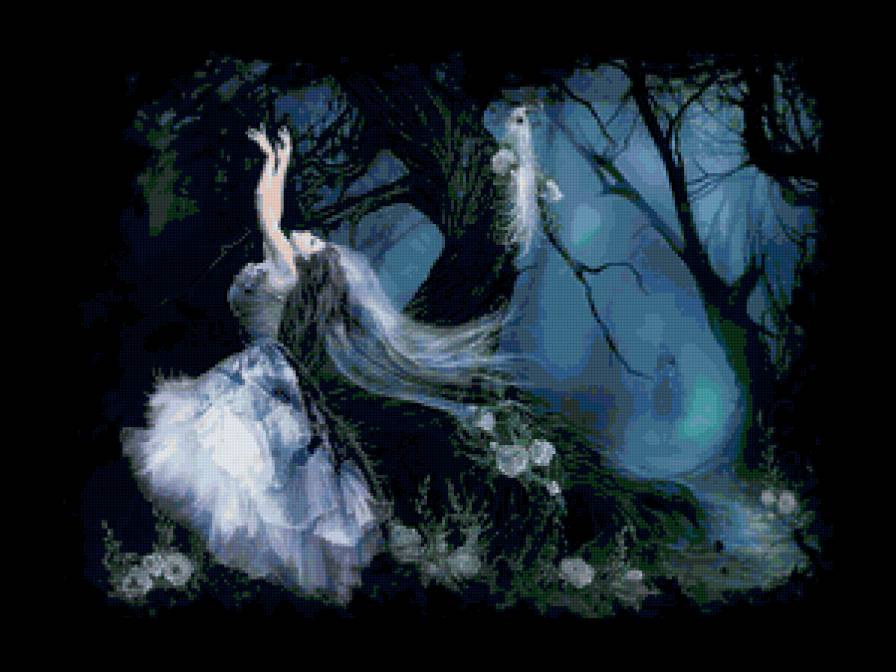 девушка - люди, чувства, тоска, лица, взгляд, девушка, фэнтези - предпросмотр