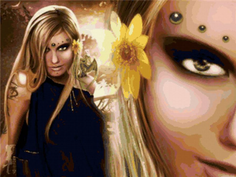 девушка - девушка, тоска, чувства, фэнтези, взгляд, лица, люди - предпросмотр