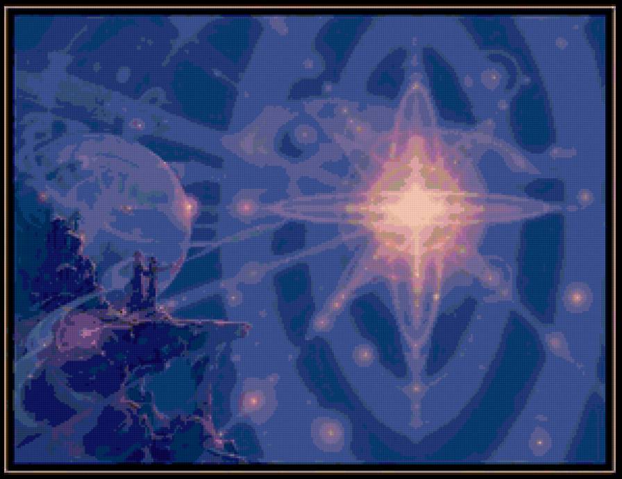 Звезда - фантастика, звезды, фентези, космос - предпросмотр