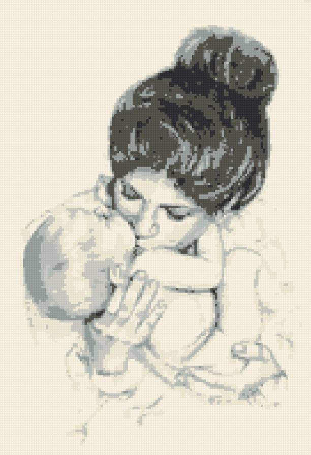 мамина любовь - поцелуй, дитя, любовь, объятия, мать - предпросмотр