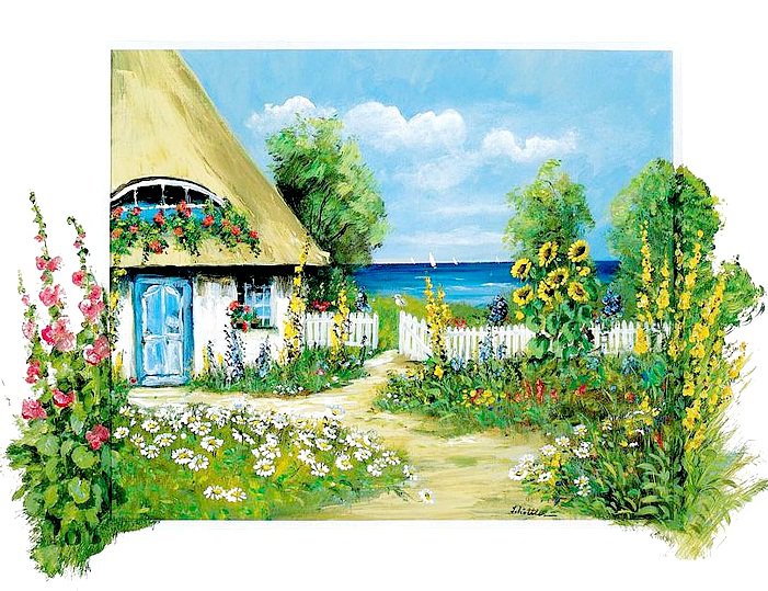 Домик у моря - оригинал
