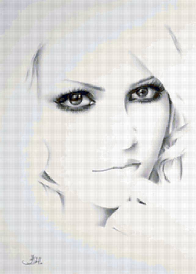 девушка - чувства, люди, девушка, взгляд, лица, тоска - предпросмотр