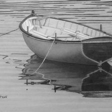 Схема вышивки «лодочка»