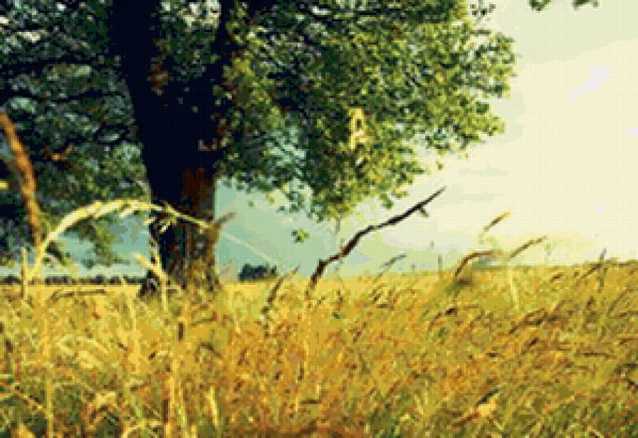 пейзаж - дерево, пейзаж - предпросмотр