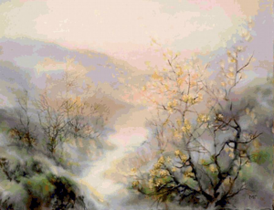 Фантастический пейзаж - картина, пейзаж - предпросмотр