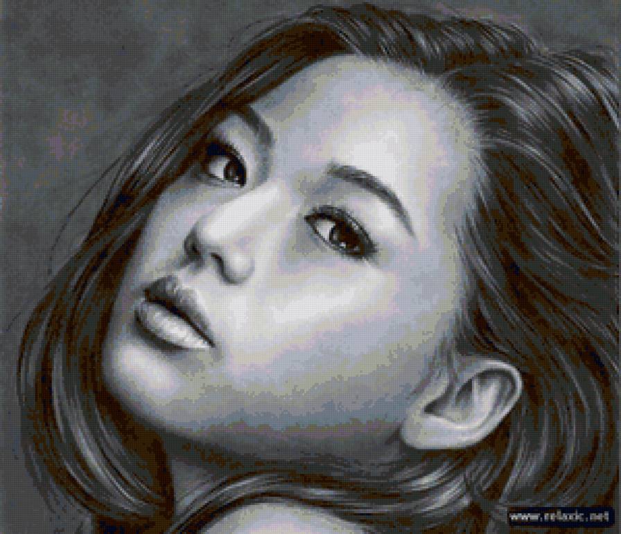 черно-белое - взгляд, люди, девушка, тоска, чувства, лица - предпросмотр