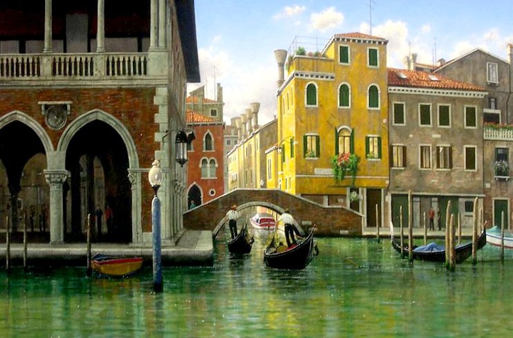 Венеция - городской пейзаж, венеция - оригинал