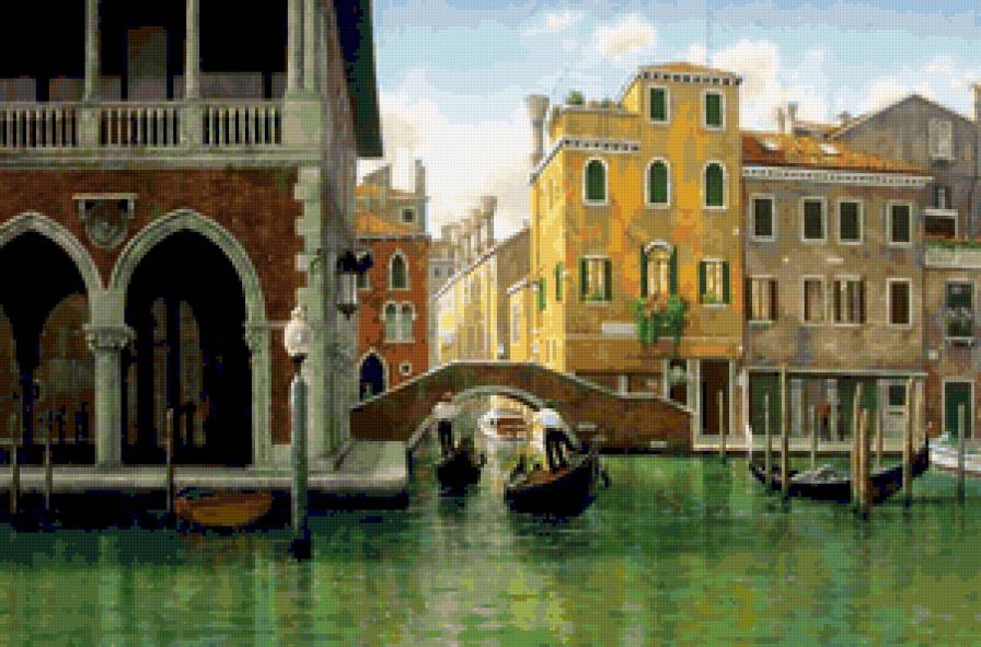 Венеция - городской пейзаж, венеция - предпросмотр
