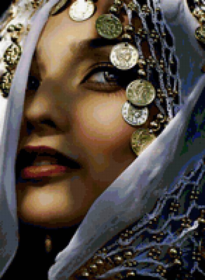 Взгляд - взгляд, женский образ, восточная красавица, восток, девушка - предпросмотр