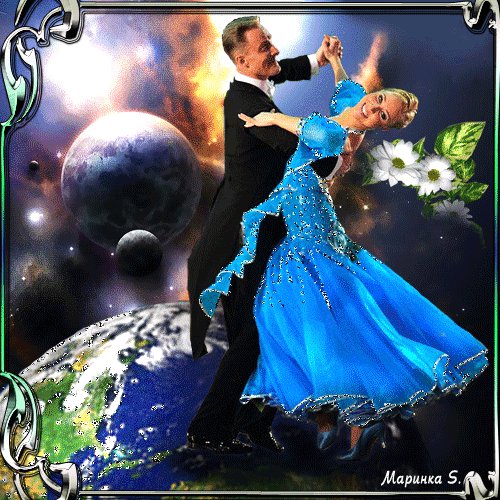 танец - мужчина, женщина - оригинал