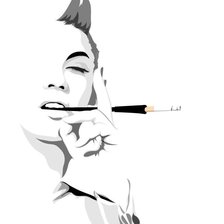 Схема вышивки «дым»