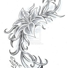 Оригинал схемы вышивки «цветок» (№30693)