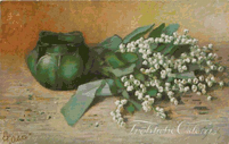 Ландыши - натюрморт, цветы, ландыши - предпросмотр