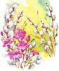 Оригинал схемы вышивки «весенние цветы» (№31691)
