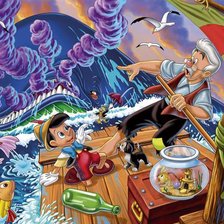 Схема вышивки «пиноккио»