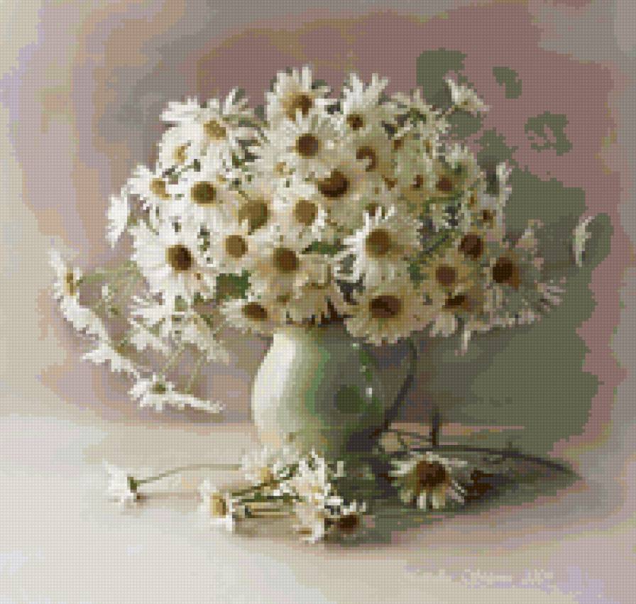 ромашки - букеты, цветы, ромашки - предпросмотр