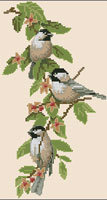 Схема вышивки «птицы»