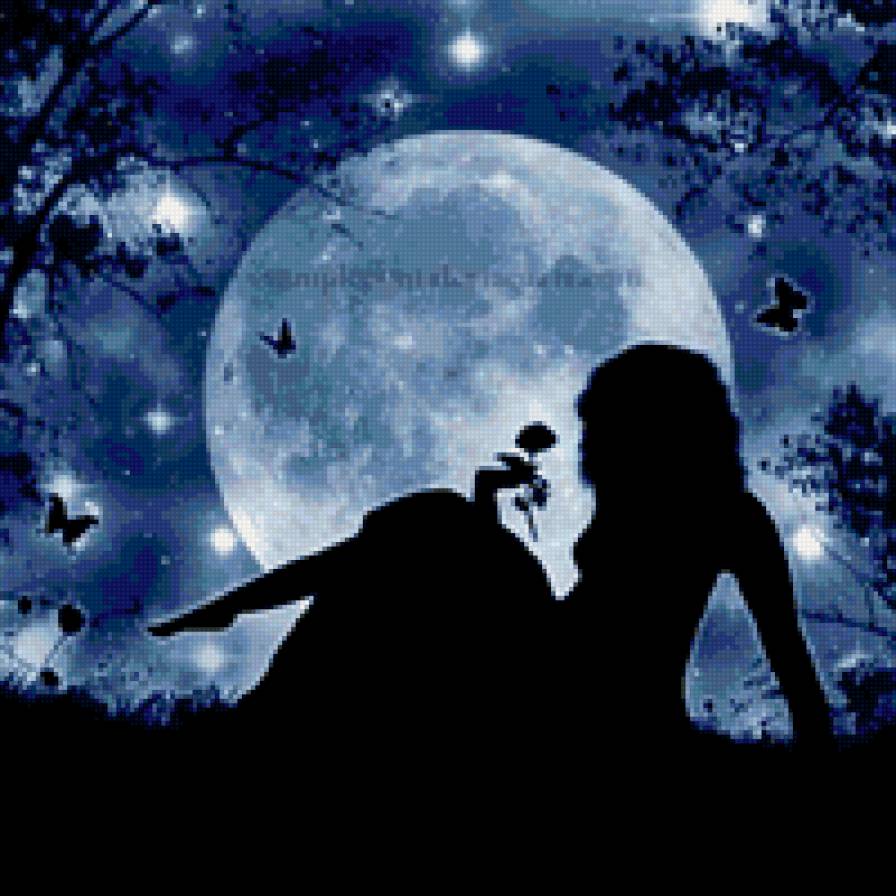 тихая ночь - девушка, люди - предпросмотр