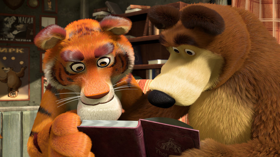 маша и медведь - оригинал