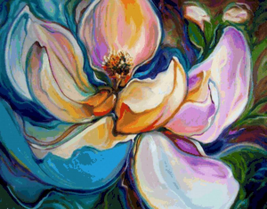 Цветок магнолии - цветы, магнолия - предпросмотр