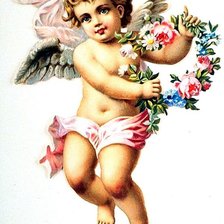 Оригинал схемы вышивки «ангелочек» (№33921)