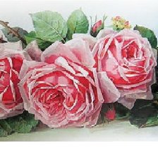 Оригинал схемы вышивки «Розы часть 2» (№34425)