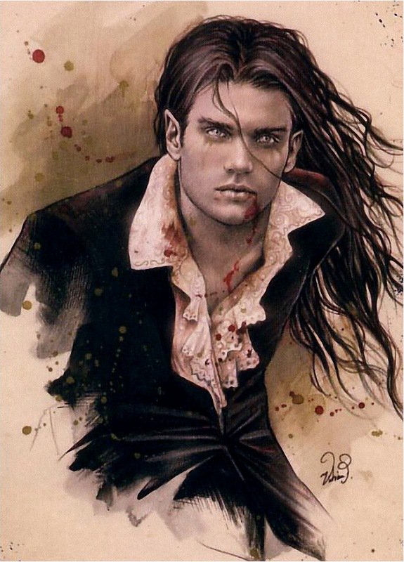 Вампир - мужчина, готика, портрет, вампир - оригинал