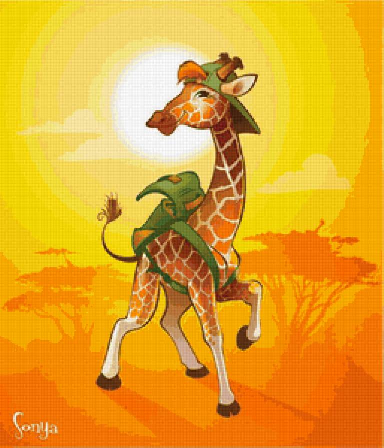 жираф - предпросмотр