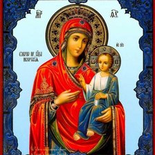 Схема вышивки «иверская»