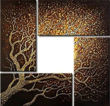 Светоносное древо - полиптих - оригинал