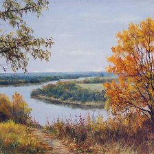 Схема вышивки «Пейзаж»