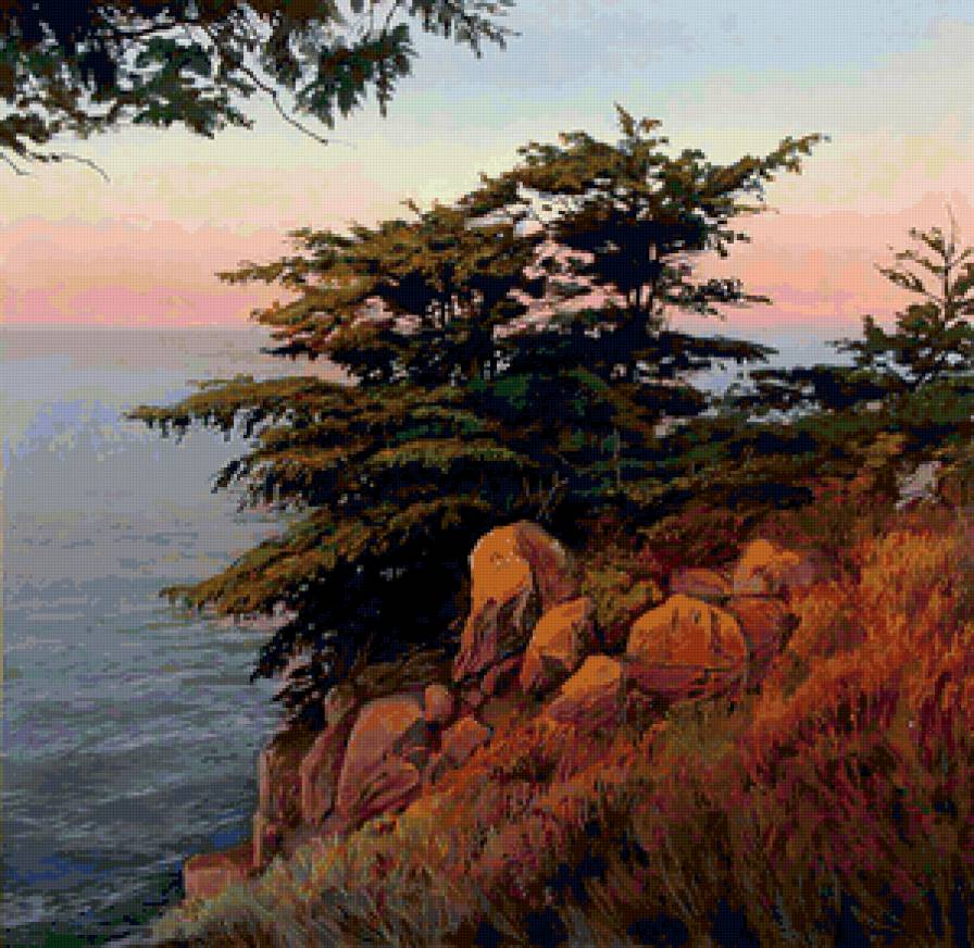 Серия "Пейзаж. Лето" - пейзаж, море, лето - предпросмотр