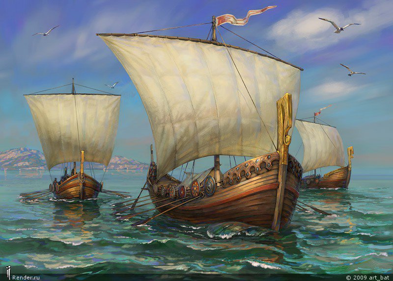 корабли - оригинал