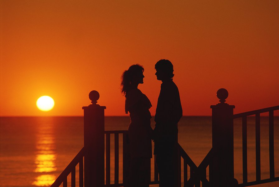 №36604 - пара, закат - оригинал