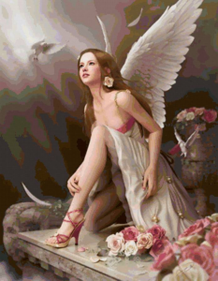 Ангел - ангел, девушка - предпросмотр