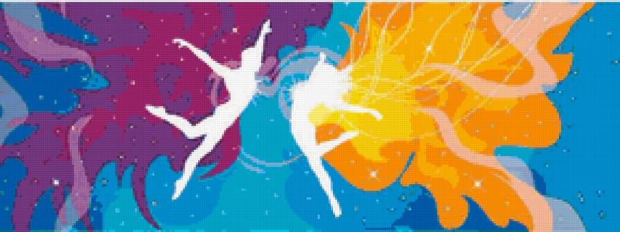 парад звезд - небо, звезда, пара - предпросмотр