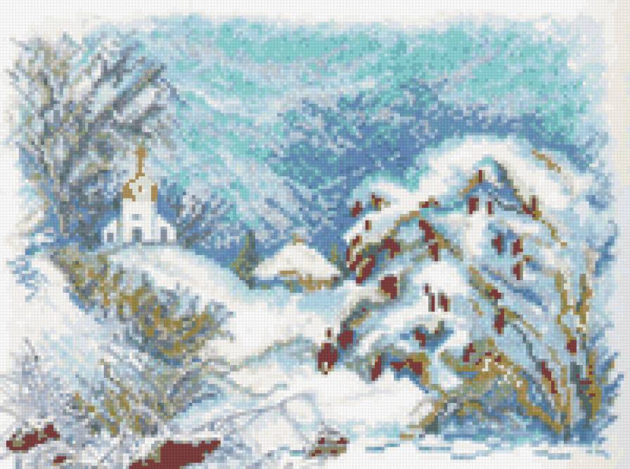 пейзаж-зима - пейзаж - предпросмотр