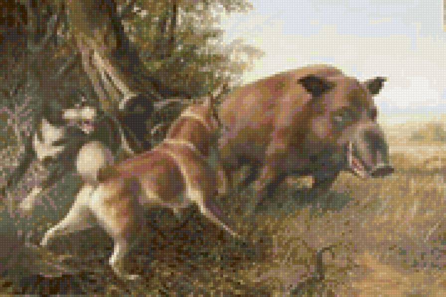 Охота на кабана - охота - предпросмотр