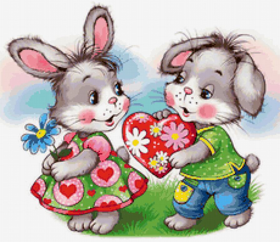 зайчата - зайка, зверята, зайки, любовь, детям, зайчики - предпросмотр