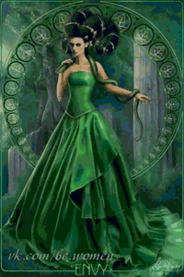 №39519 - девушка, картина - предпросмотр