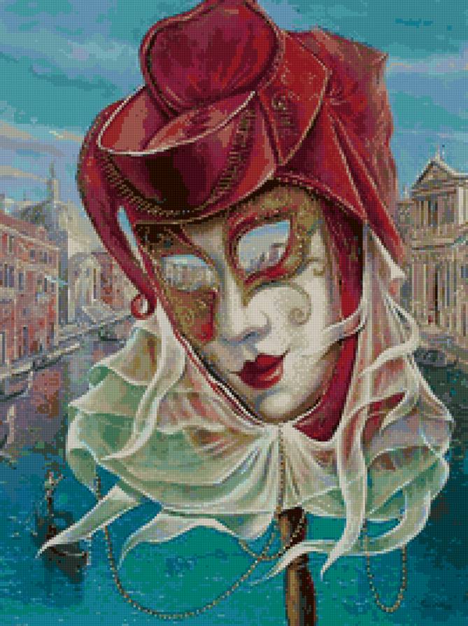венецианская маска - катины - предпросмотр