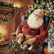 Схема вышивки «новый год»