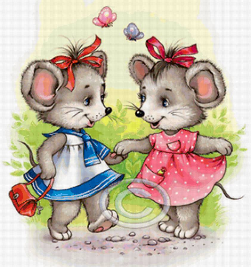 Мыши девочки. Мышка иллюстрация. "Мышки-подружки". Мышка для детей. Мультяшные мышки.