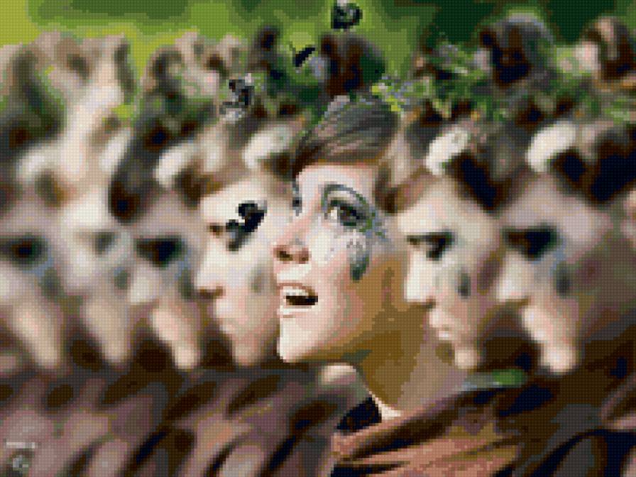 Девушка - бабочка, девушки, бабочки - предпросмотр