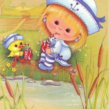 Схема вышивки «веселые картинки»