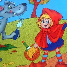 Схема вышивки «красная шапочка»