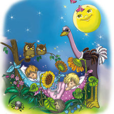 Схема вышивки «веселые картинки»