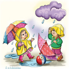 Схема вышивки «веселые картинки»