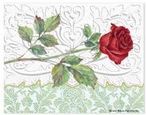 Оригинал схемы вышивки «роза» (№41396)