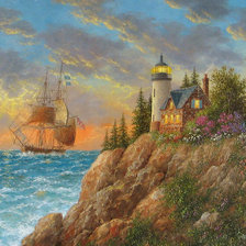 Схема вышивки «Серия "Пейзажи"»